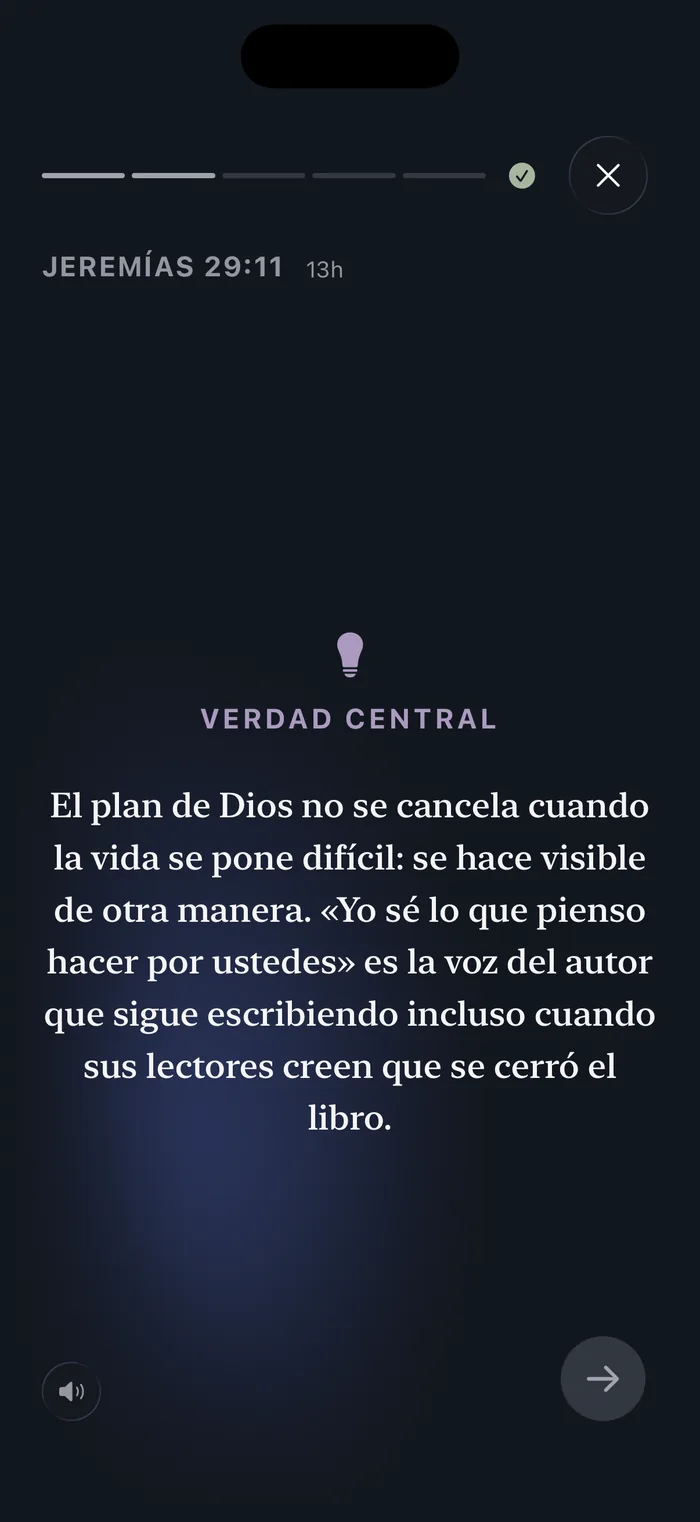 Devocional diario de Bible 365, una segunda pantalla de lectura inmersiva