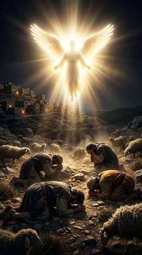 Historia bíblica ilustrada: el nacimiento de Jesús en Belén
